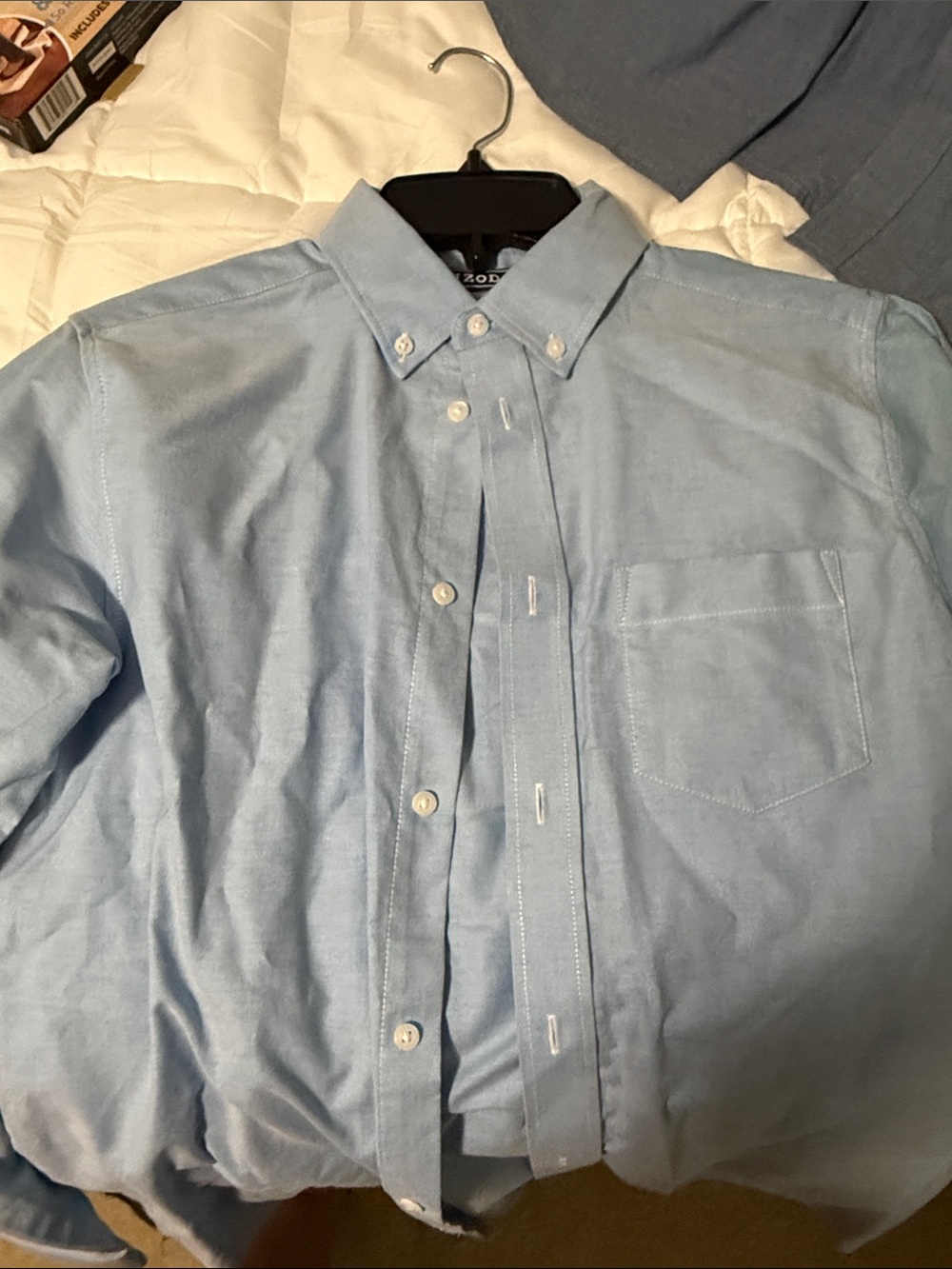 Izod Light Blue Button-Down Oxford Shirt